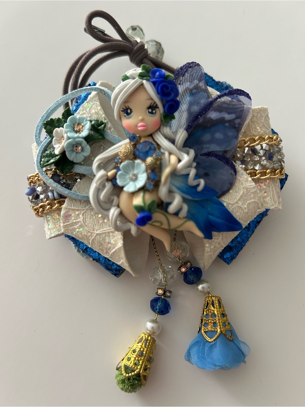 Handmade Hair Accessory (Unique Piece). A little Fairy.